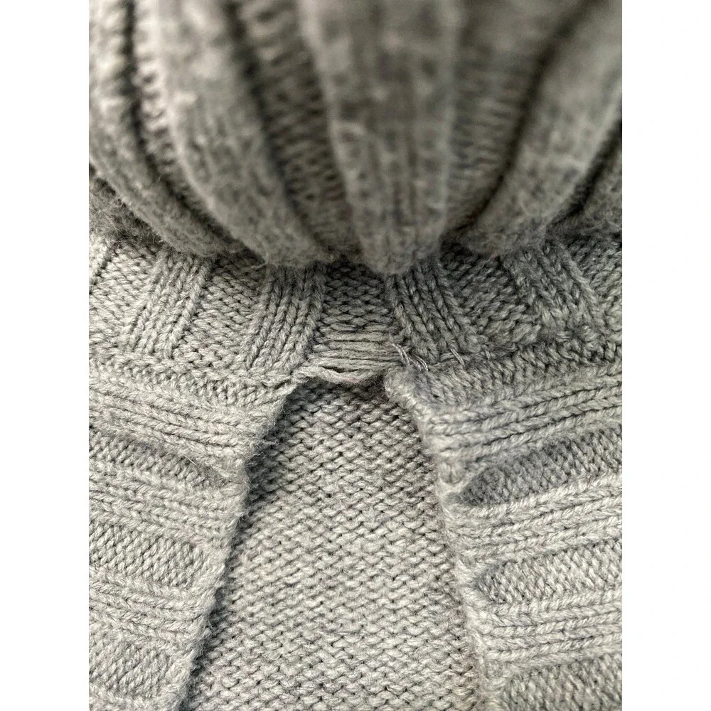 Charlotte Russe 90s Y2k Cableknit Turtleneck Short Sleeve Large Sweater